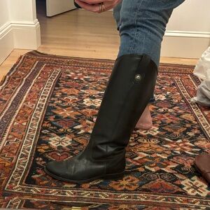 Frye vintage tall billy boots, black, size 8